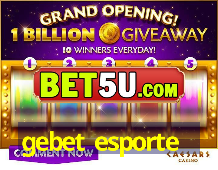 gebet esporte